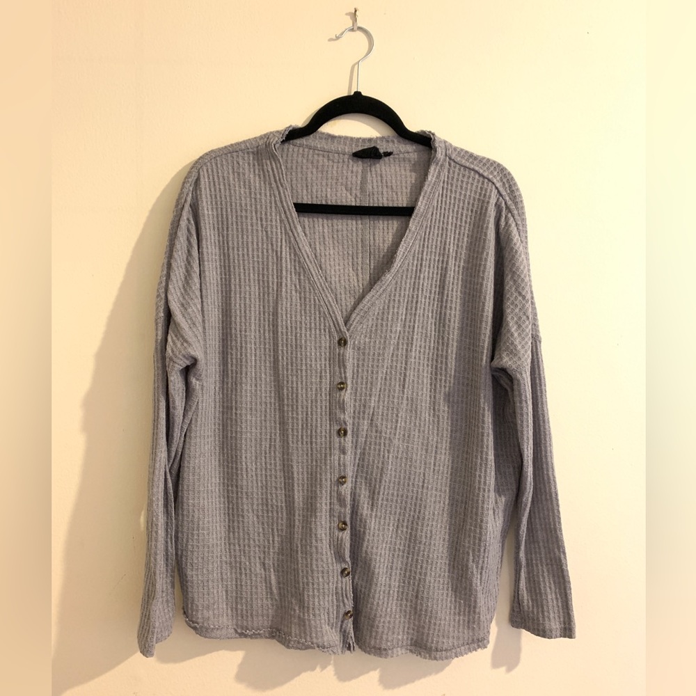 Out from Under Urban Outfitters waffle knit cardigan